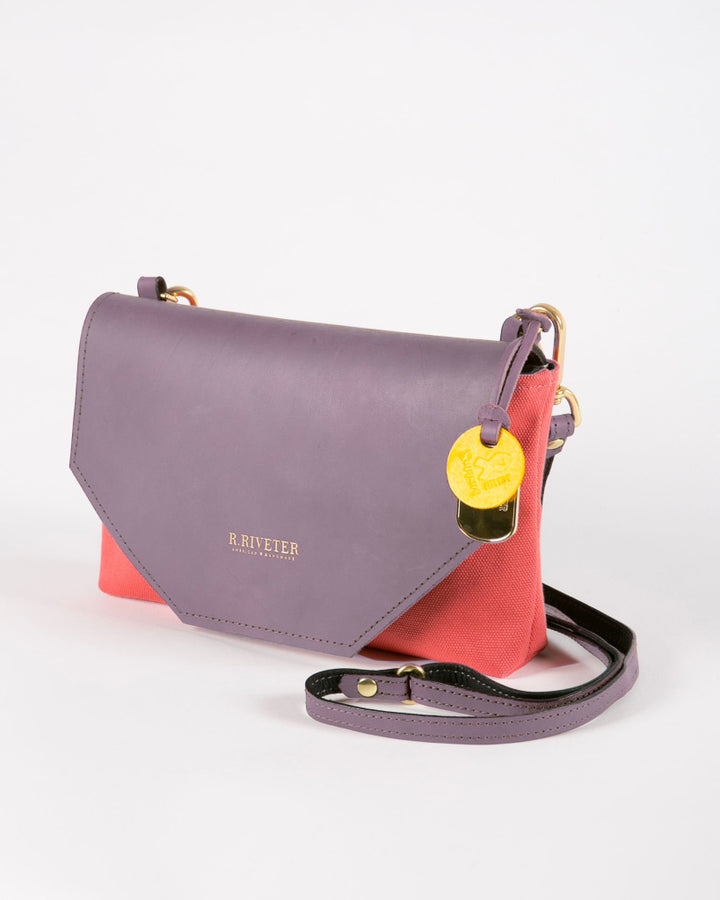 Patton | Special Edition Wildflower Saddle Bag Dusty Rose + Lilac