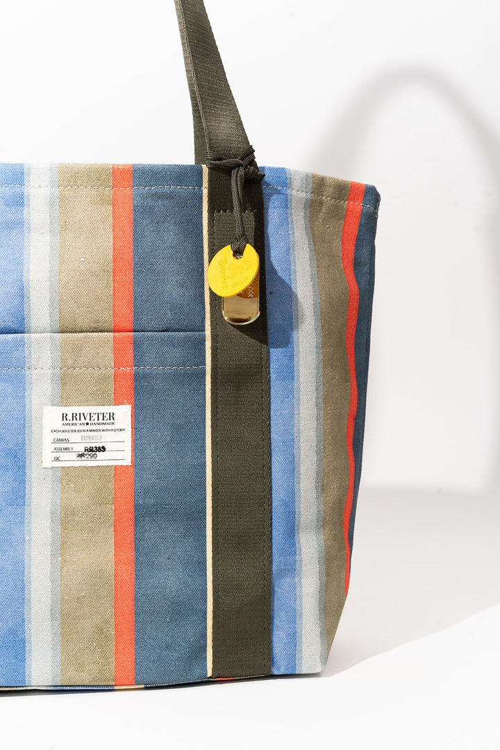 Margot | Primary Stripe Printed Canvas