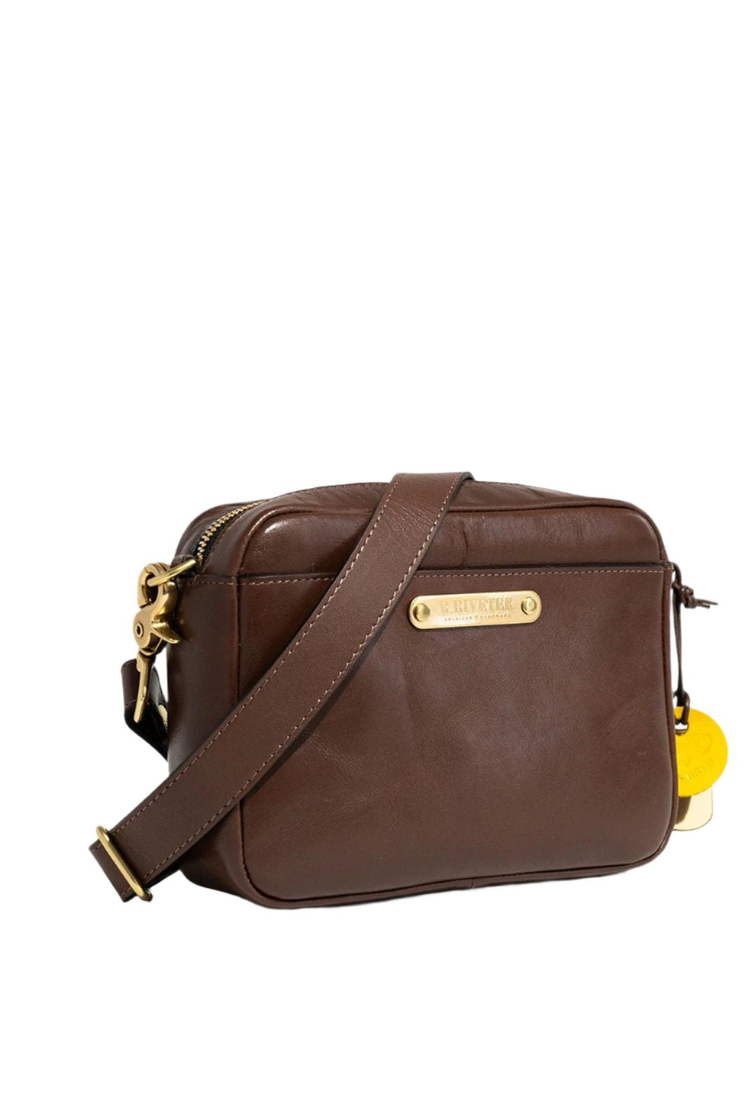 Jane Premium Brown Leather Handbag R. Riveter