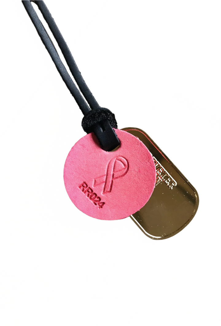 Pink Breast Cancer Support Tag + R.Riveter Dog Tag