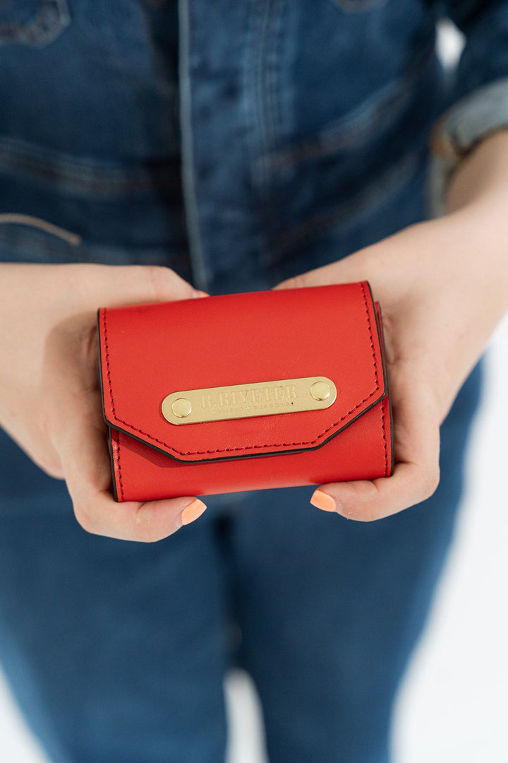 1973 Mini Wallet | Victory Red Leather