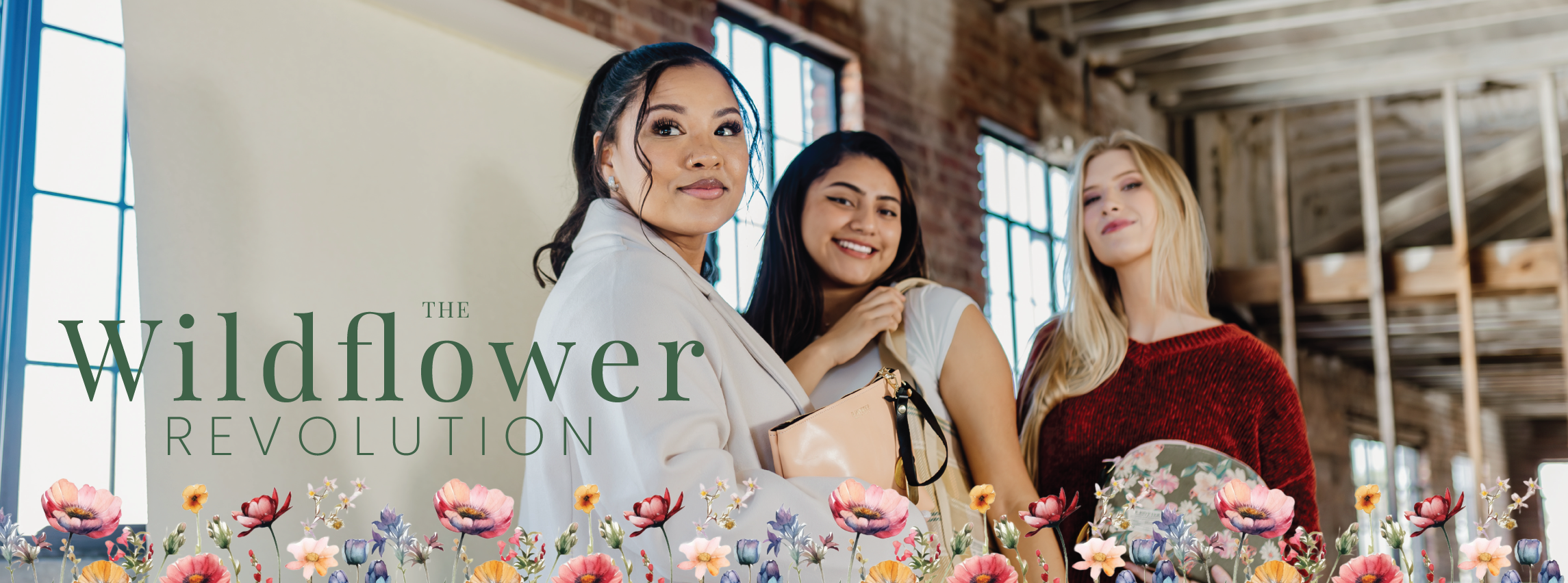 Wildflower Revolution Collection, one of a kind handbags, r riveter handbagsx