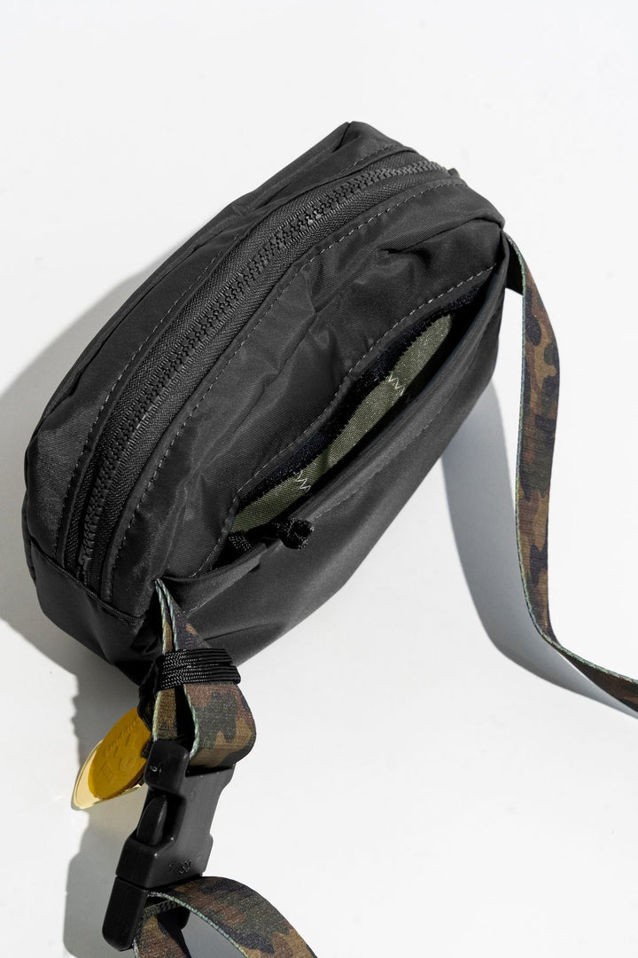 R.riveter Hero Augusta | Black Tactical Nylon + Camo Webbing