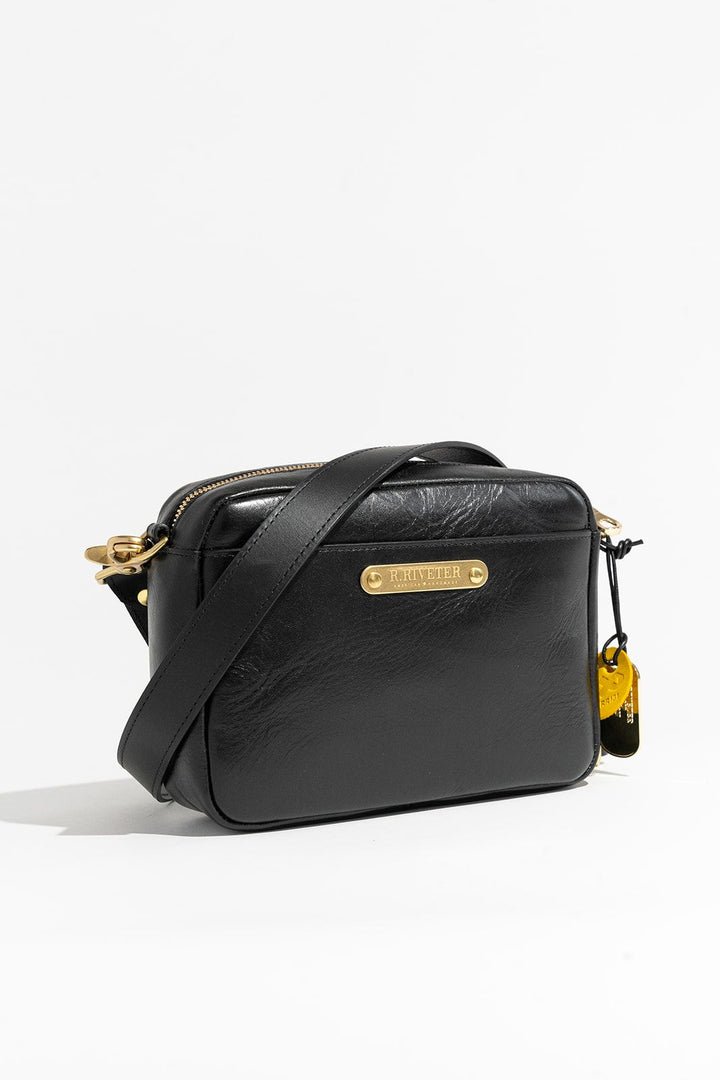 Jane | Premium Black Leather Handbag