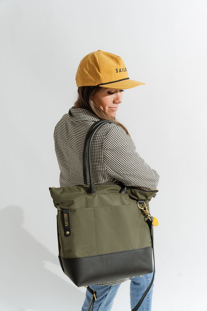 Williams | Fatigue Nylon + Black Leather