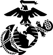 Space Pen | Matte Black Bullet Space Pen with U.S. Marine Corps. Insignia