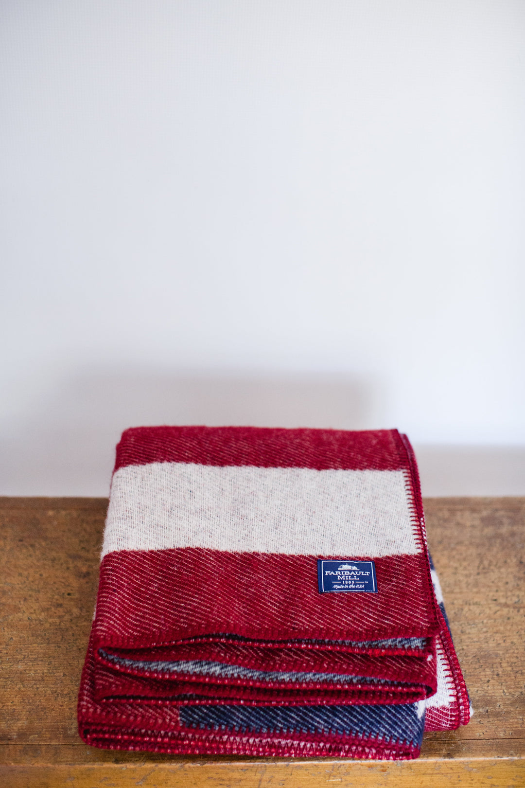 Faribault Woolen Mill | American Flag Wool Throw
