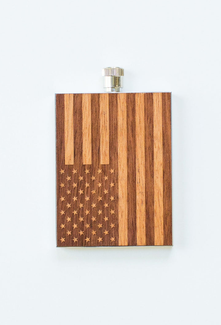 Woodchuck USA | American Edition Wood Flask 3 oz.