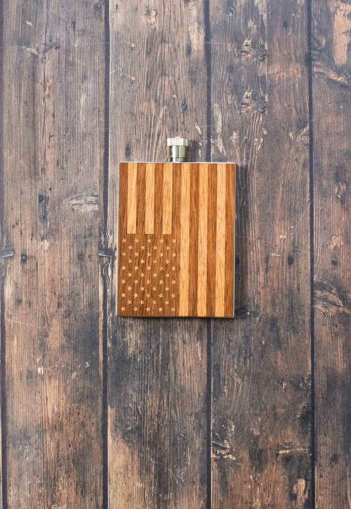 Woodchuck USA | American Edition Wood Flask 3 oz.