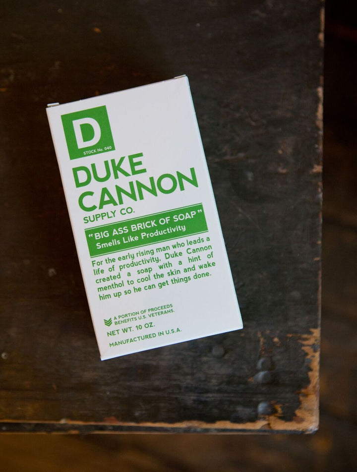 Duke Cannon | Brick of Soap: Productivity