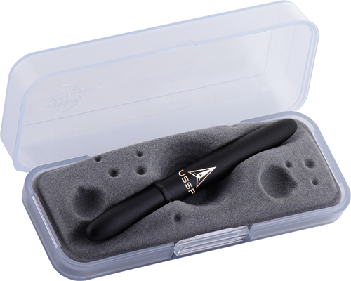 Space Pen | Matte Black Bullet Space Pen with US Space Force Delta Insignia