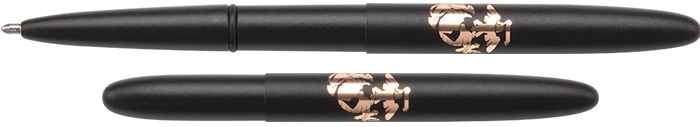 Space Pen | Matte Black Bullet Space Pen with U.S. Marine Corps. Insignia