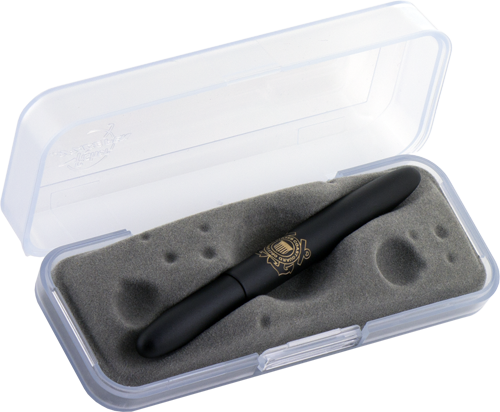 Space Pen | Matte Black Bullet Space Pen with Laser Engraved Coast Guard Insignia