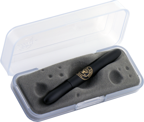 Space Pen | Matte Black Bullet Space Pen with Laser Engraved Navy Insignia