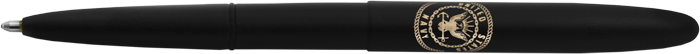 Space Pen | Matte Black Bullet Space Pen with Laser Engraved Navy Insignia