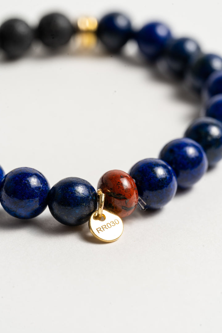 Riveter Made Bracelet | Wisdom (Lapis)