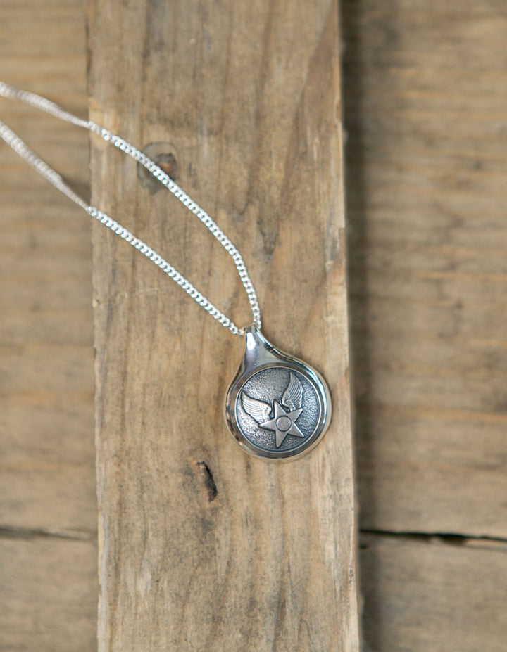 Hope Design Ltd. | Air Force Button Necklace