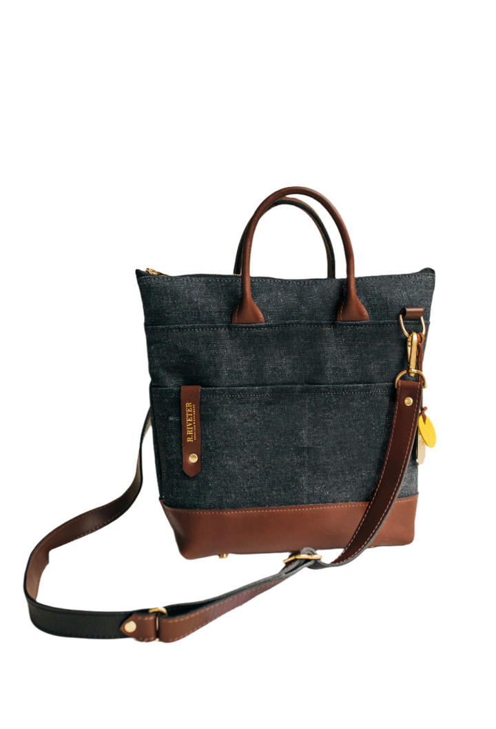 S&D Otto | Denim + Brown Leather