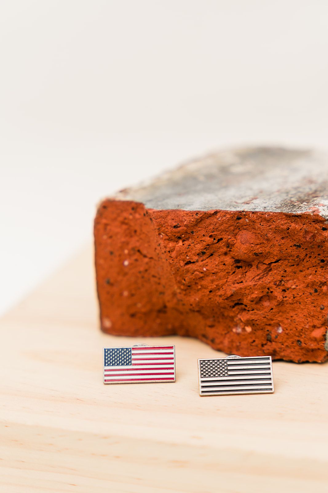 Subdued American Flag Lapel Pin