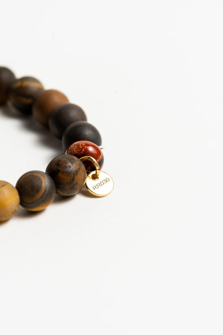 Riveter Made Bracelet | Protection (Tigers Eye)