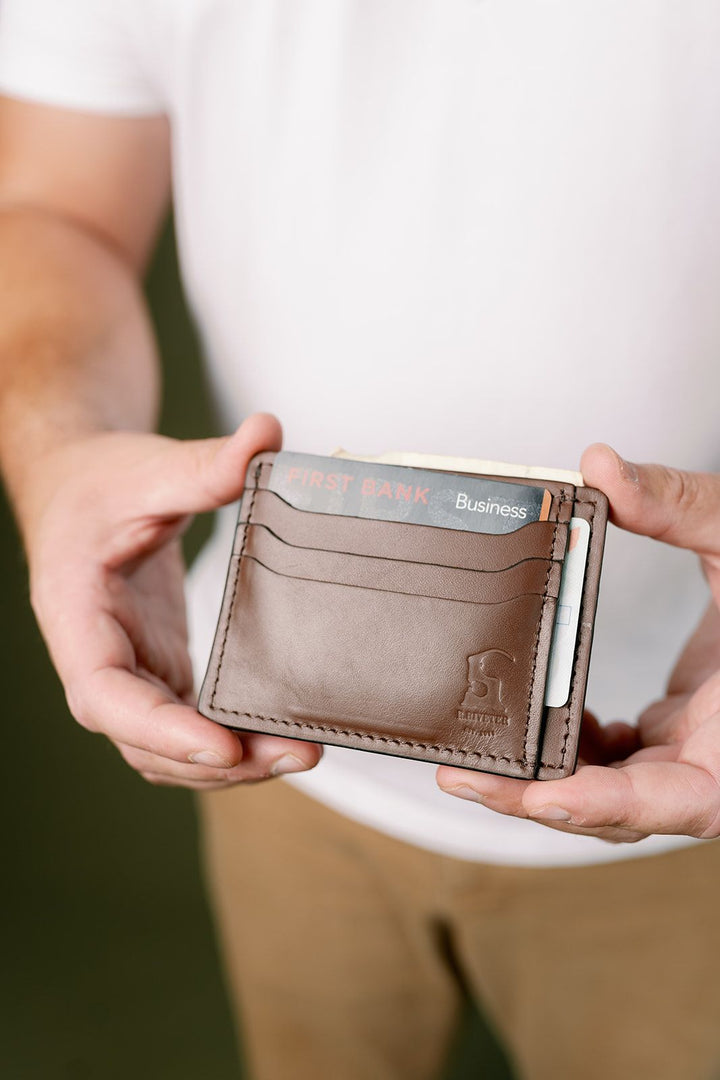 1912 Slim Wallet | Signature Brown Leather