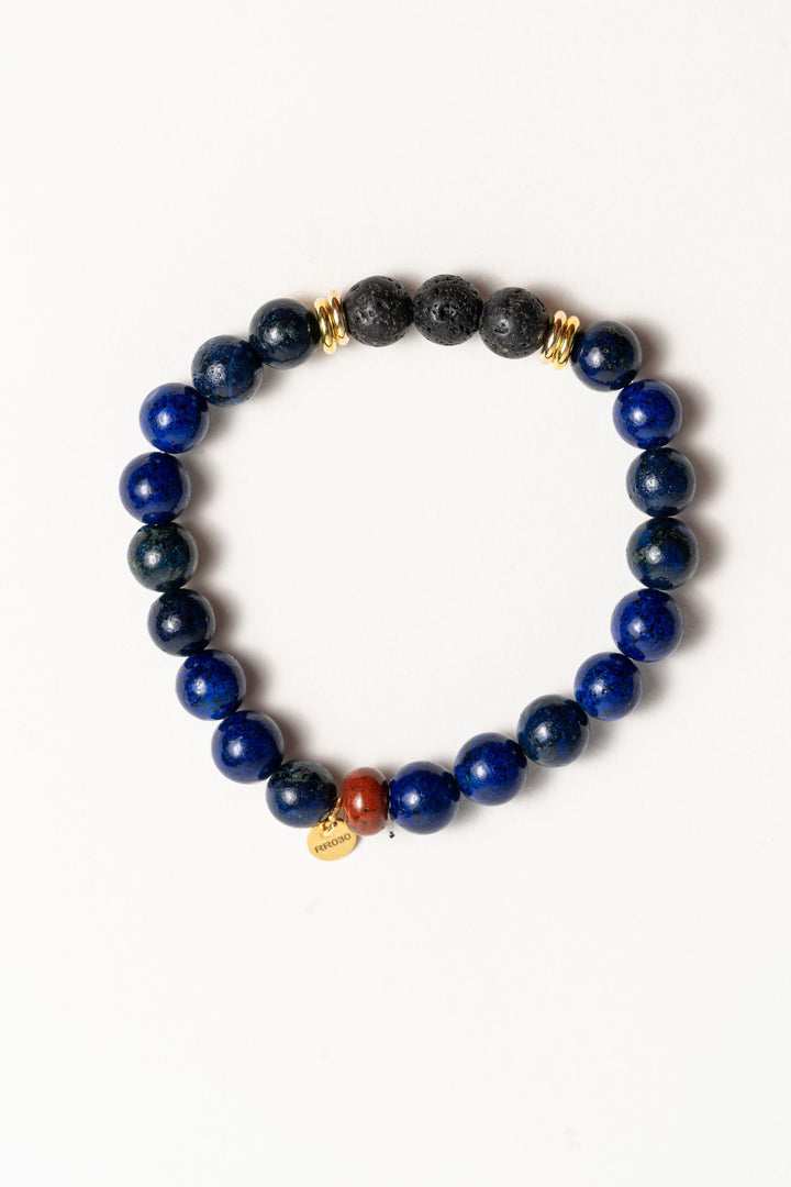 Riveter Made Bracelet | Wisdom (Lapis)