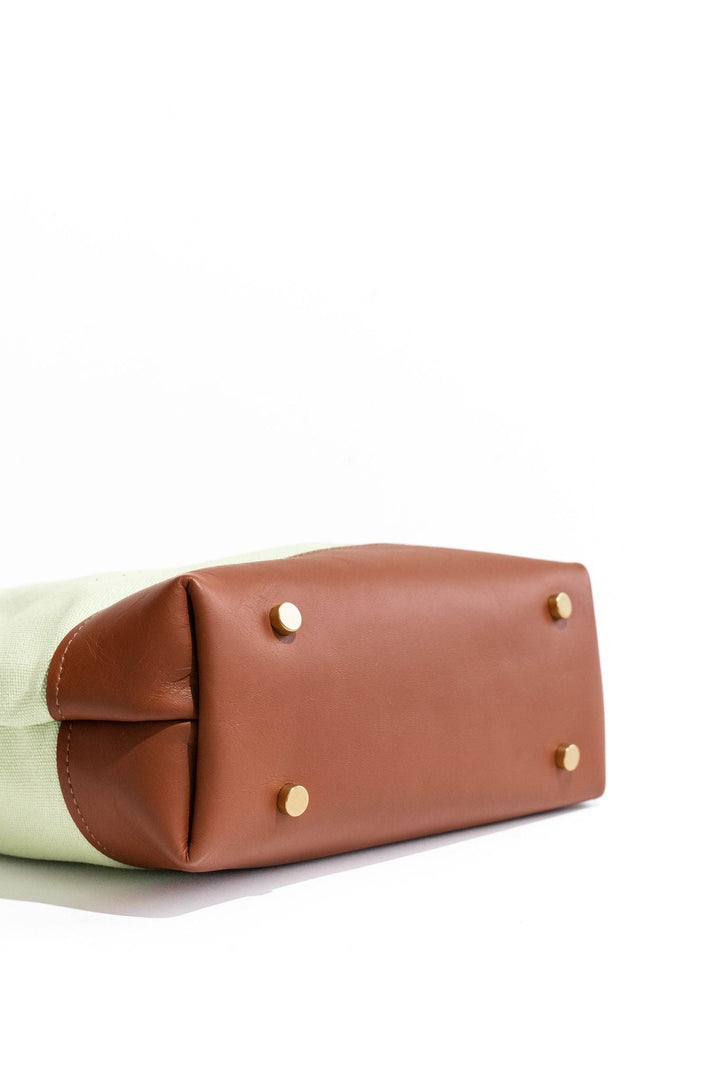 Otto | Liberty Green Canvas + Tan Leather