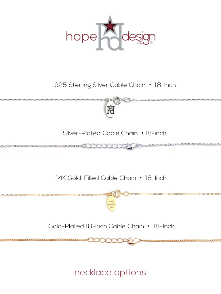 Hope Design Ltd. | Navy Button Necklace