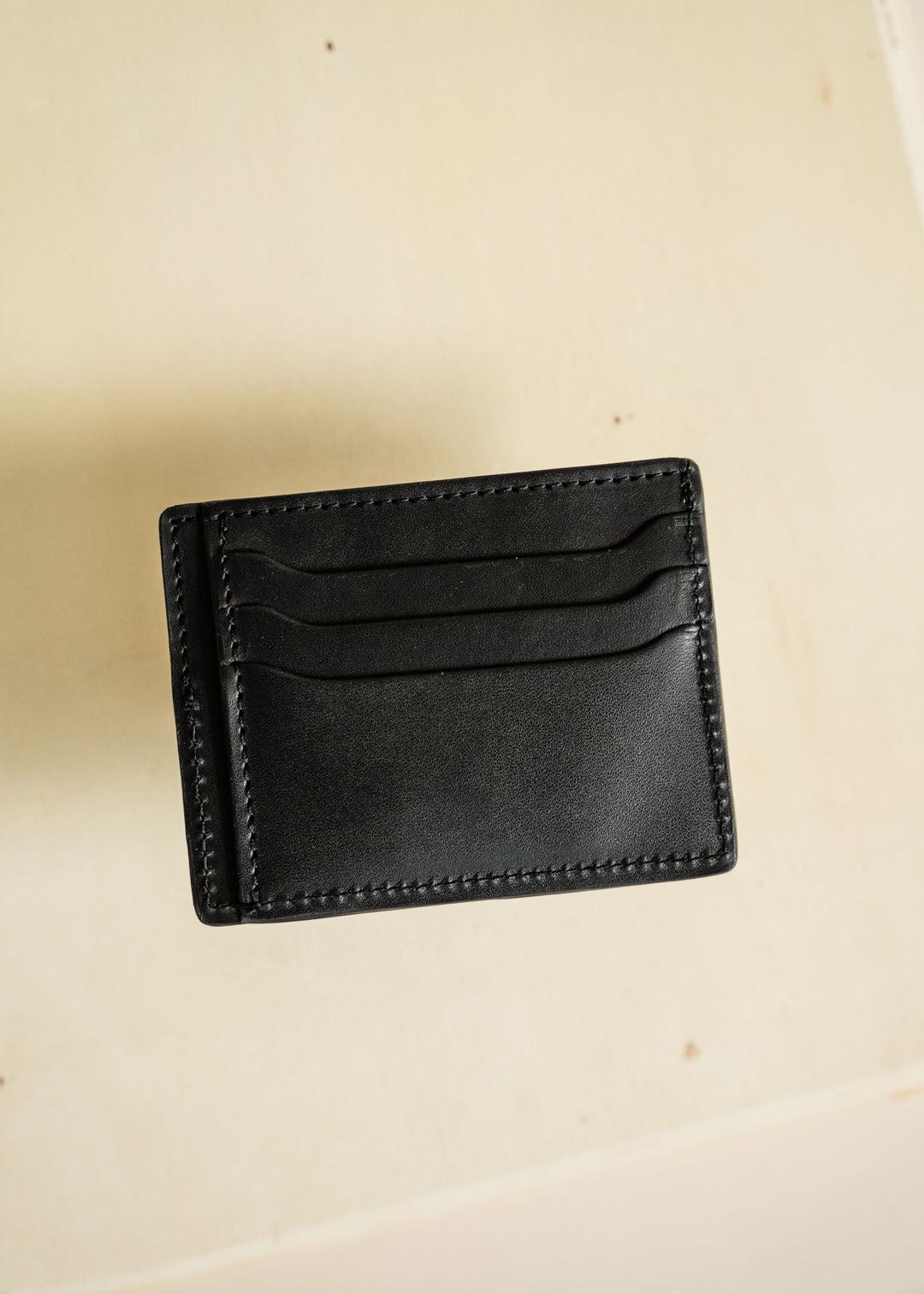 1912 Slim Wallet | Signature Black Leather