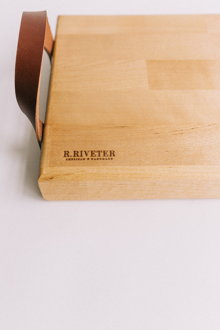 Riveter Made Cutting Board | Natural