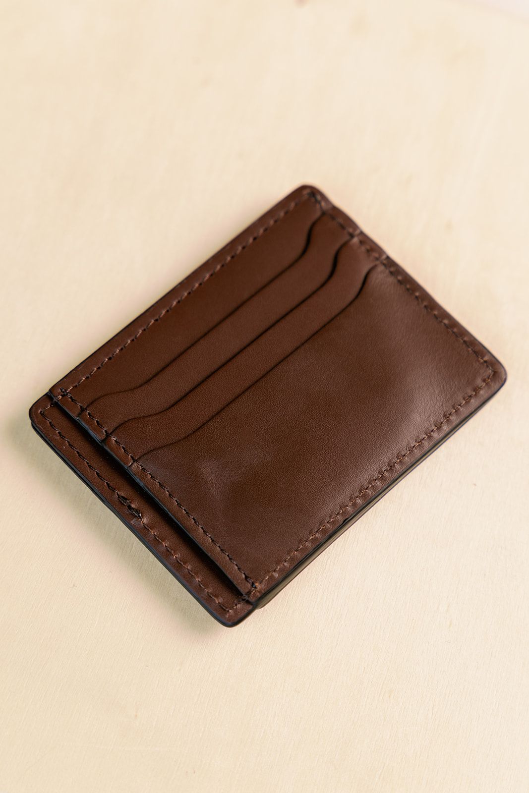 1912 Slim Wallet | Signature Brown Leather