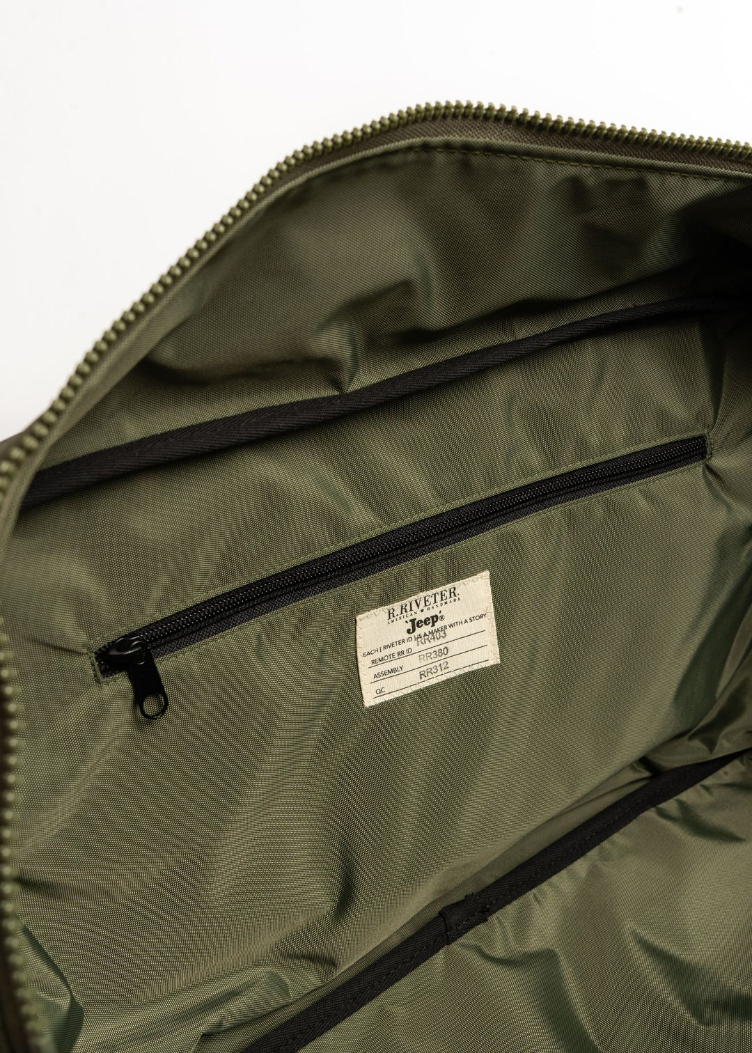 Duffle Bag | JEEP® Collaboration Fatigue Nylon + Brown Leather