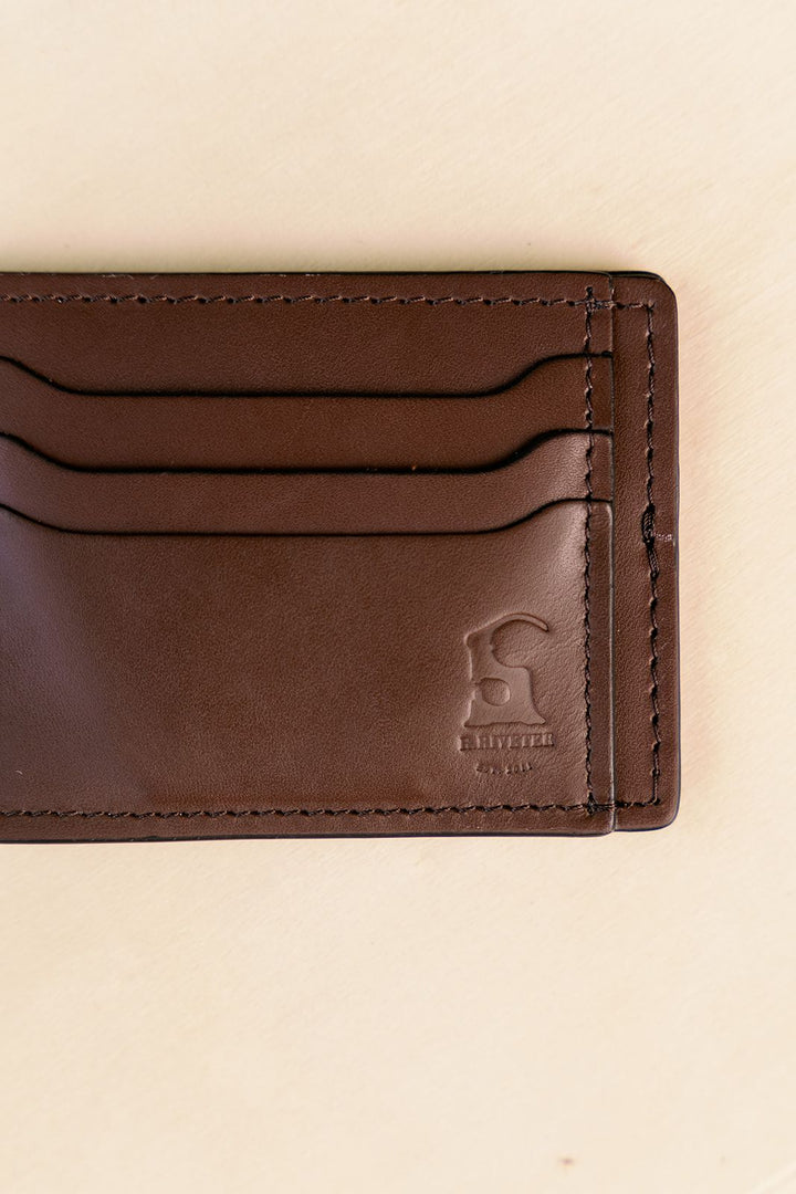1912 Slim Wallet | Signature Brown Leather