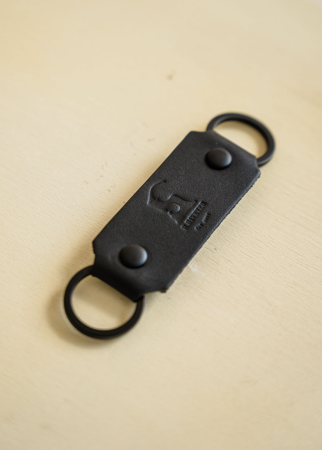 1903 Key Chain | Signature Black Leather