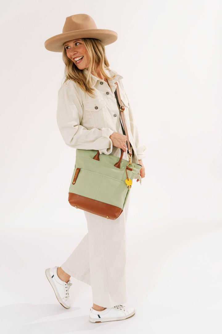 Otto | Liberty Green Canvas + Tan Leather