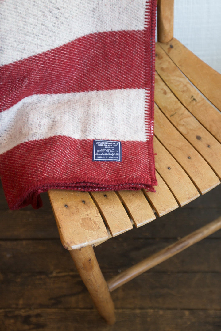 Faribault Woolen Mill | American Flag Wool Throw