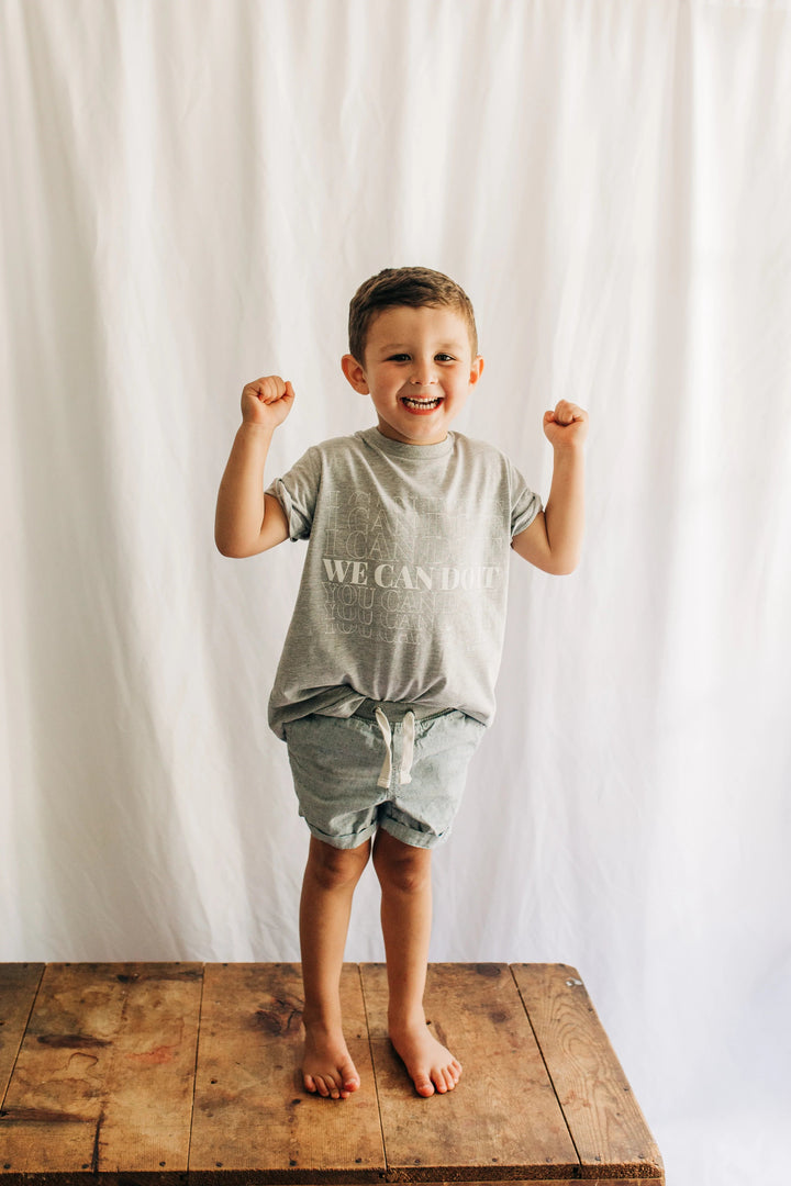 Youth Tee | We Can Do It! Grey