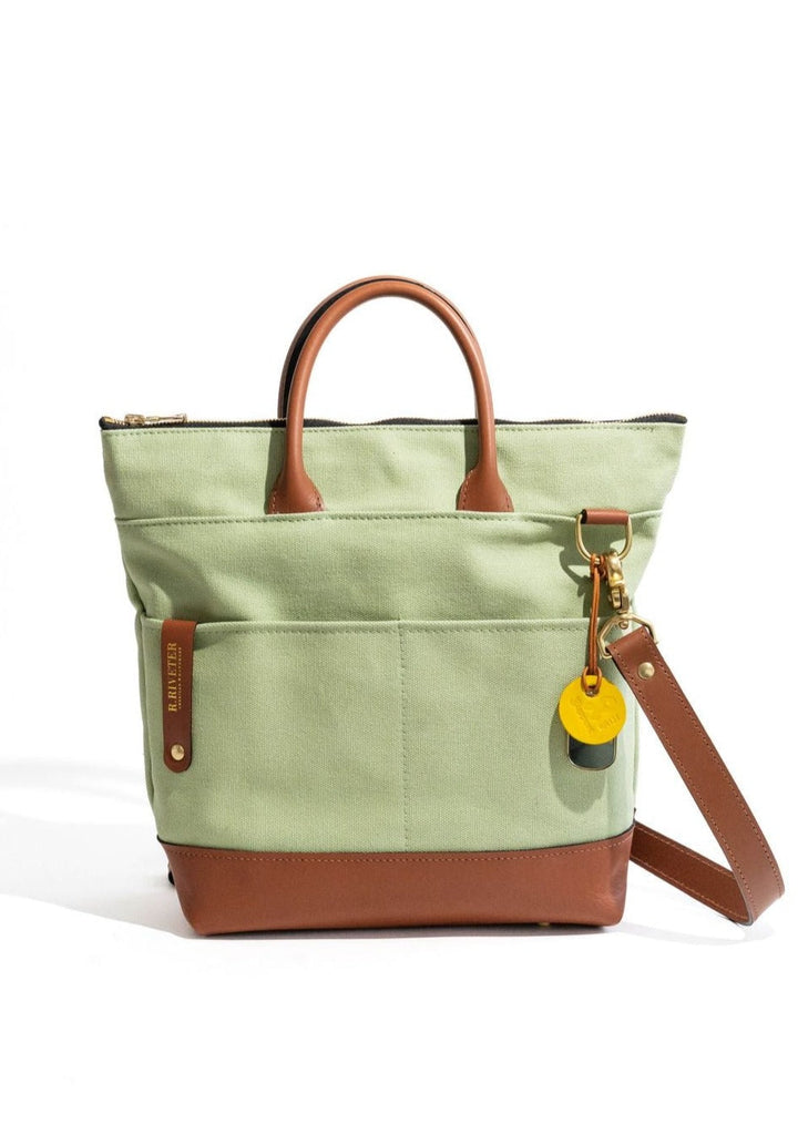 Otto | Liberty Green Canvas + Tan Leather
